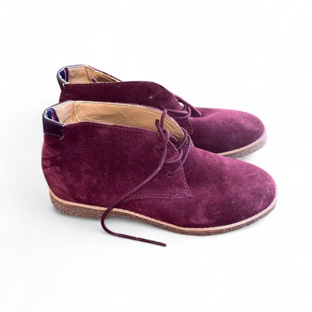 Tommy Hilfiger Purple Suede Shoes - Picture 3 of 7